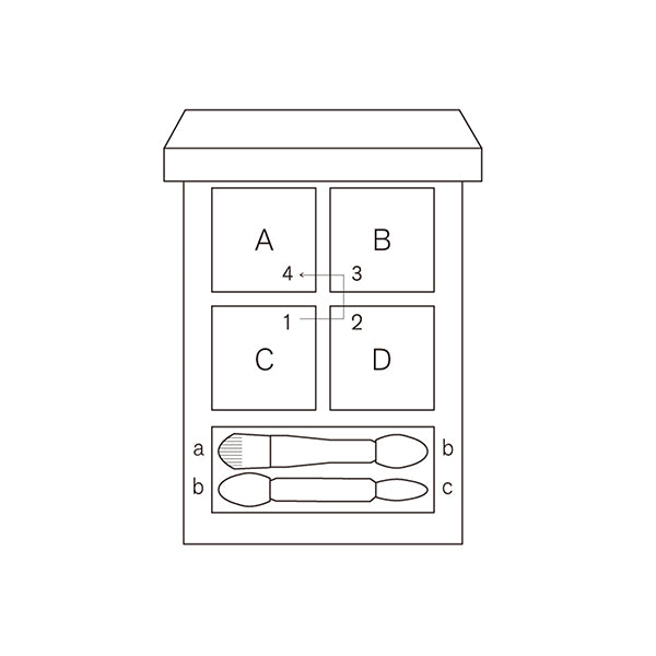 Stargazing Eyeshadow Quad, X06 DREAM OF DISCORDANCE, 6.7g