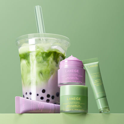 LANEIGE Lip Glowy Balm (Taro Tapioca Milk Tea)