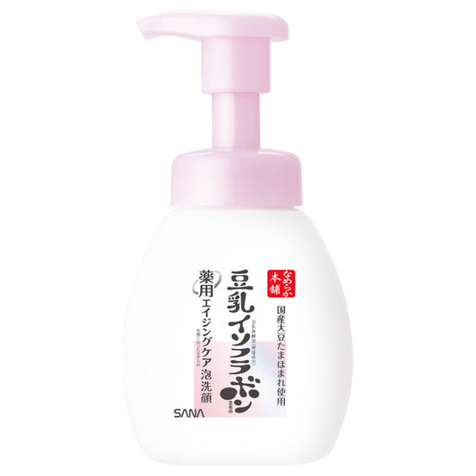 SANA Nameraka Honpo Medicated WR Foaming Face Wash (White), 200ml