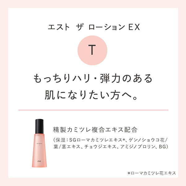 est The Lotion EX T, Refill, 130ml, Aquatic Floral