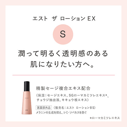 (Pre-order) The Lotion EX S, 140ml, Aquatic Floral