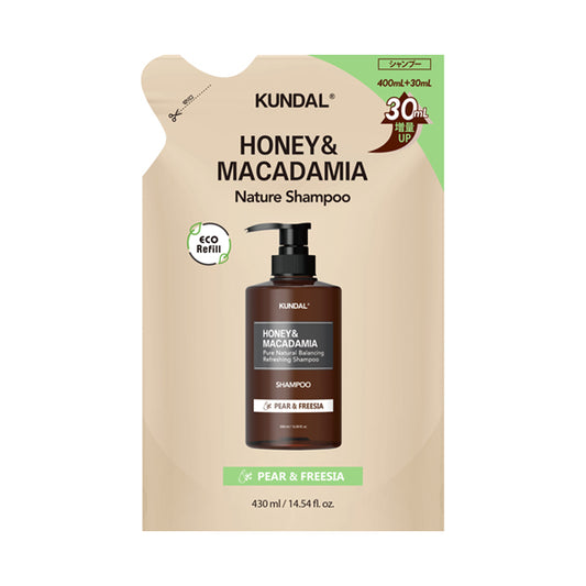 KUNDAL HM Shampoo Refill, 430ml (Pear & Freesia)