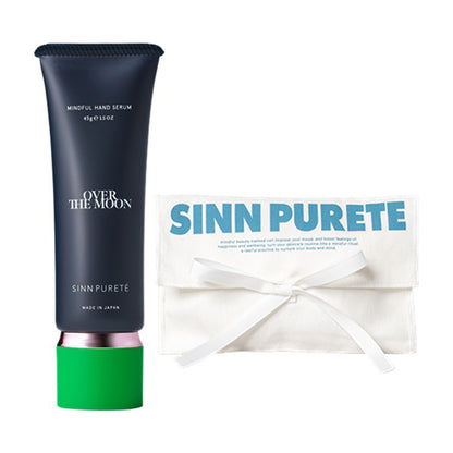 Sinn Purete' Mindful Hand Serum Over the Moon & Cotton Pouch Set (Blue), 45g