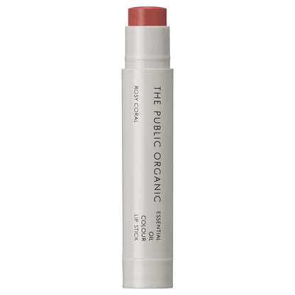 The Public Organic Essential Oil Color Lipstick (Rosy Coral)