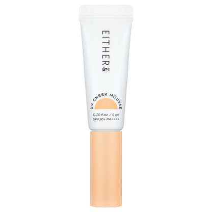 EITHER＆ UV CHEEK MOUSSE (02 APRICOT BLUSH), 9ml