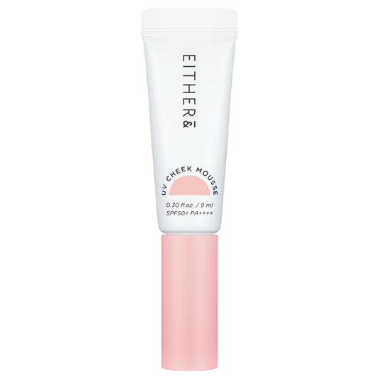 EITHER＆ UV CHEEK MOUSSE (01 PINK BLUSH), 9ml