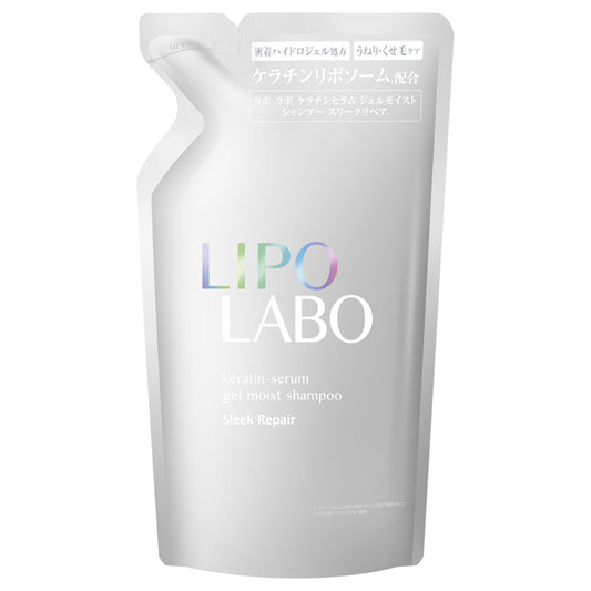 LIPO LABO Keratin Serum Gel Moist Shampoo Sleek Repair Refill, 320g