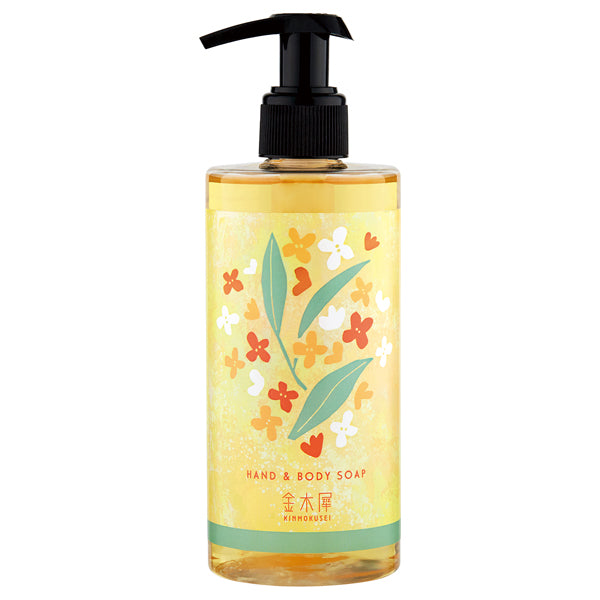 Kinmokusei Hand & Body Soap, 290ml (Sweet Soft Osmanthus)