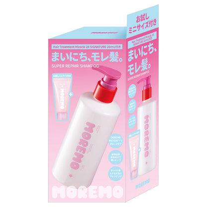 Super Repair Shampoo + Mini Hair Treatment Miracle 2X, 290ml, 20ml