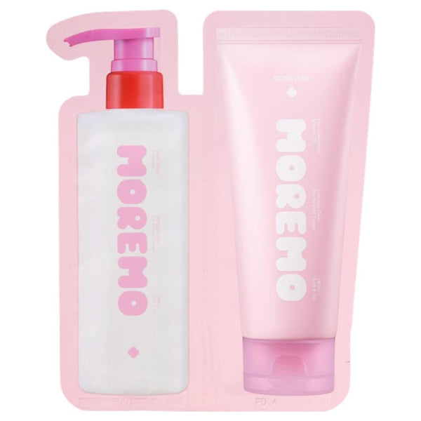 moremo Super Repair Shampoo & Hair Treatment Miracle 2X Signature Double Pouch Sachet, 10ml