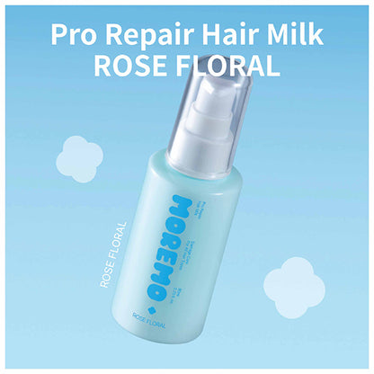 moremo PRO REPAIR HAIR MILK, 80ml (Rose Floral)