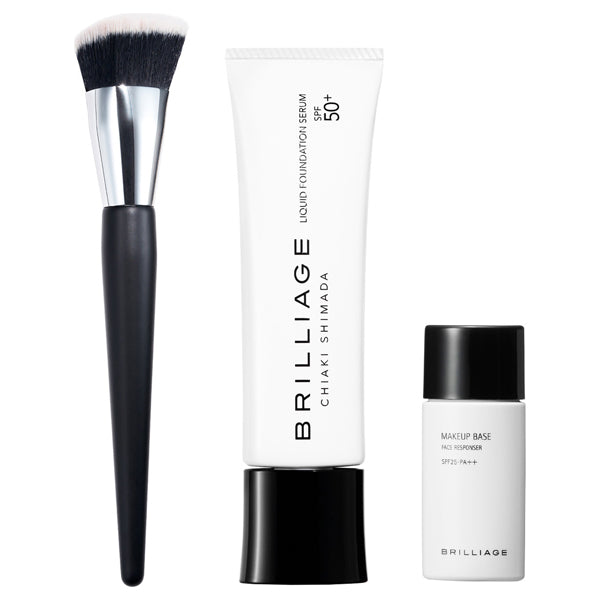 BRILLIAGE Setting Liquid Foundation Serum 40 Set, 30g