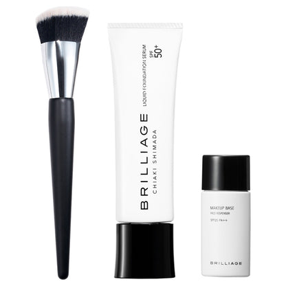 BRILLIAGE Setting Liquid Foundation Serum 40 Set, 30g