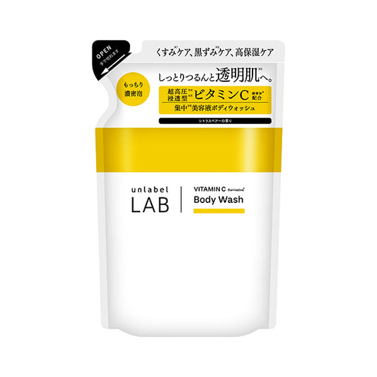 unlabel V Creamy Moist Body Wash Refill, 310ml