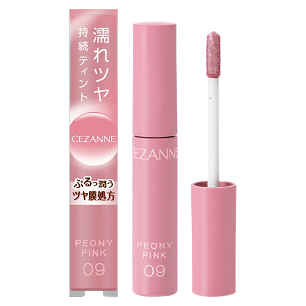 CEZANNE Watery Tint Lip, 09 Peony Pink