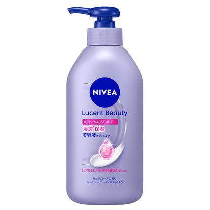 NIVEA Lucent Beauty Deep Moisture Body Milk, 350g (Rich Rose)