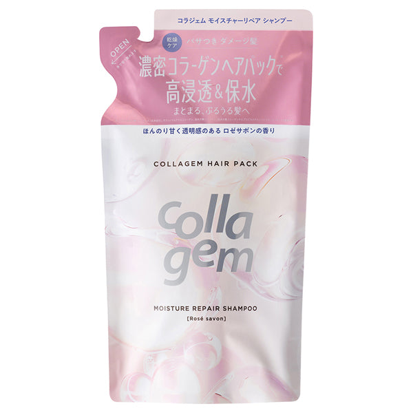 collagem Moisture Repair Shampoo Refill, 370ml