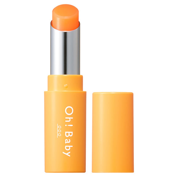 Oh!Baby Scrub Lip Balm, Glow Pink, 4g, PD (Pudding Scent)