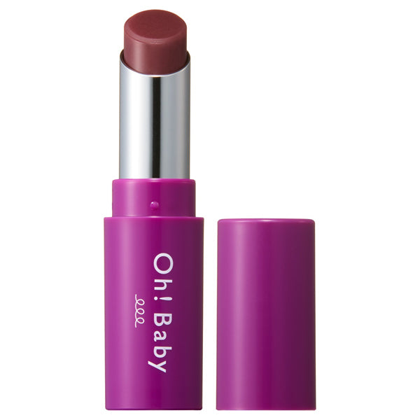 Oh!Baby Scrub Lip Balm, Wine Red, 4g, GP (Grape Scent)