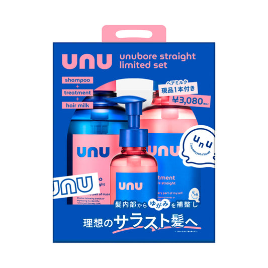 unu Unubore Straight Limited Set, 450ml, 450g, 100ml