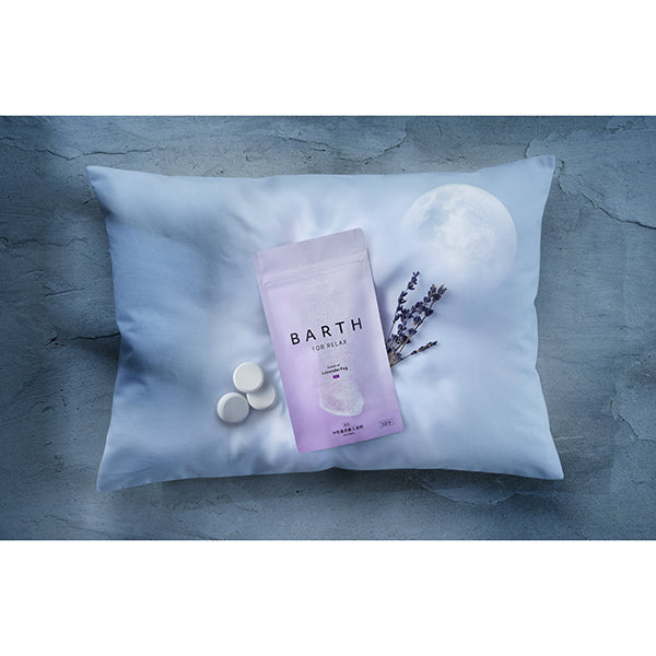 BARTH Medicated Neutral Bicarbonate Bath Additive, 9 Tablets (3 Uses), RELAX Lavender Fog