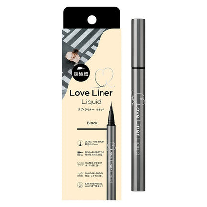 Love Liner Liquid Eyeliner R5 Ultra-Fine Brush, Black, 0.55ml