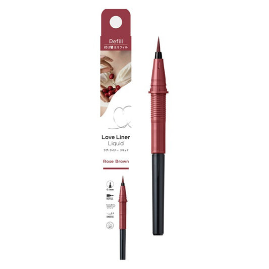 msh Love Liner Liquid Eyeliner R5, Refill, Rose Brown, 0.55ml
