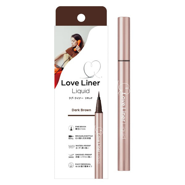 Love Liner Liquid Eyeliner R5, Dark Brown, 0.55ml