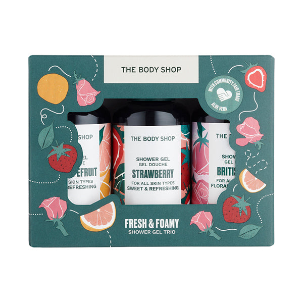 THE BODY SHOP Mini Shower Gel Trio, 60ml × 3