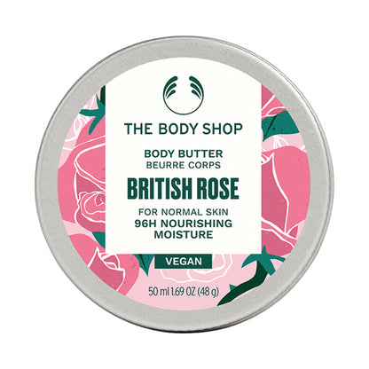 THE BODY SHOP Limited Edition Pouch Gift (British Rose), 60ml + 50ml + 30ml