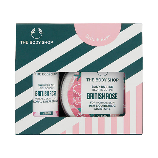 THE BODY SHOP Limited Edition Mini Body Care Gift (British Rose), 60ml + 50ml