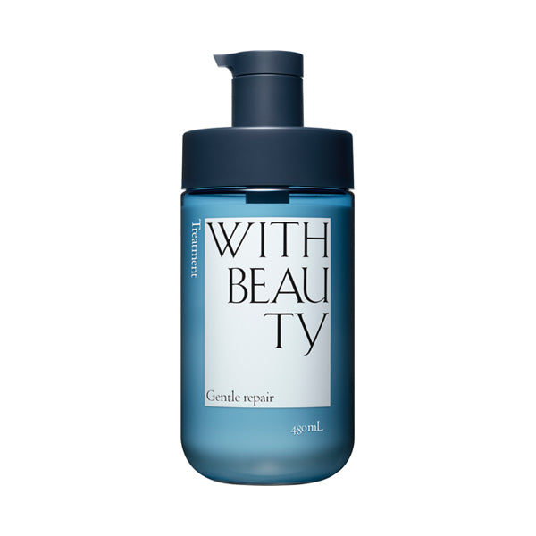 WITH BEAUTY Gentle Repair Moist Treatment, 480ml (Muguet & Lily)