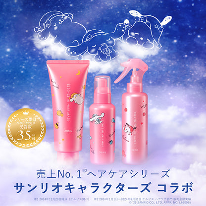 (Pre-order) Sanrio Characters Collaboration Hair Care 3-Piece Set, 200g, 140g, 180ml