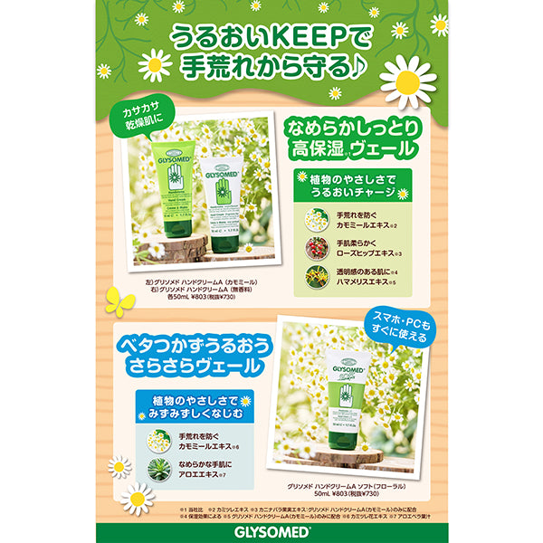 Glysomed Hand Cream A Soft (Floral), 50ml