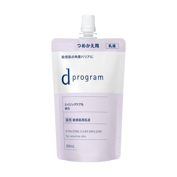 d program Vitalizing & Clear Emulsion EX Refill, 88ml