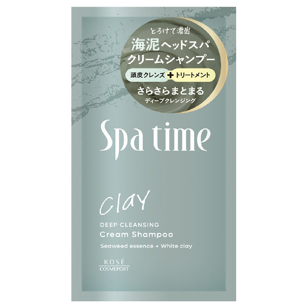 Spa Time Cream Shampoo Trial Deep Cleansing, Sachet, 30g