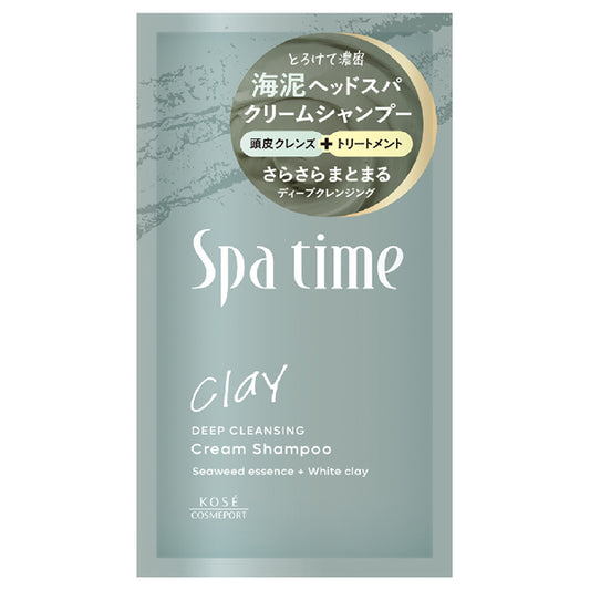 Spa Time Cream Shampoo Trial Deep Cleansing, Sachet, 30g