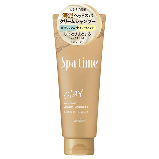 Spa time Cream Shampoo Rich Moist, 250g