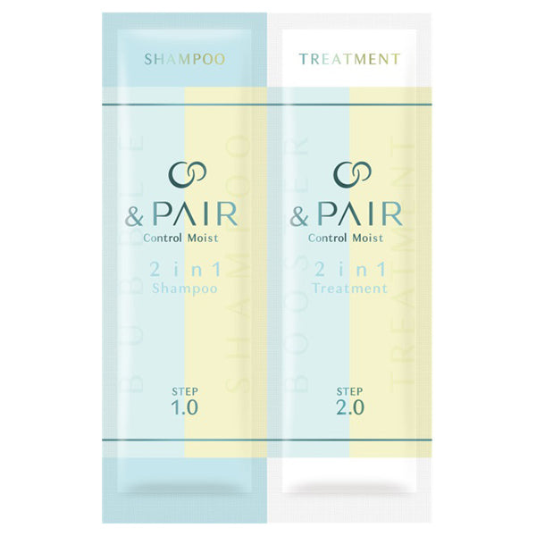 &PAIR Control Moist 2-in-1 Shampoo & Hair Treatment Trial (Moist), 10ml + 10g