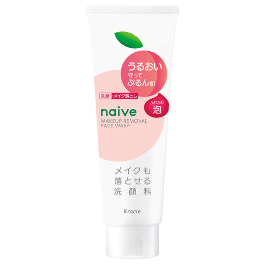 naïve Makeup Remover Cleansing Foam, 180g (Moisturizing)