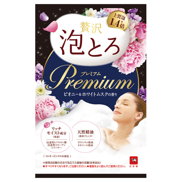 Oyumonogatari Premium Foaming Bath, 40g (Peony & White Musk)