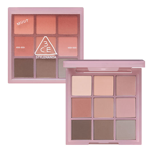 3CE Multi Eye Color Palette Q, New Neutrals, 8g