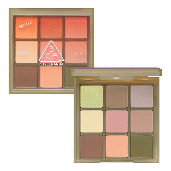 3CE Multi Eye Color Palette P, Olive Grove, 8g