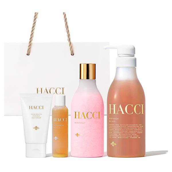 HACCI Special Bath Time Set, 385ml (Honey & Fresh Floral)