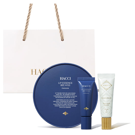 HACCI Moist Lip Manuka Set (Honey Sweet & Bouquet Blanc)