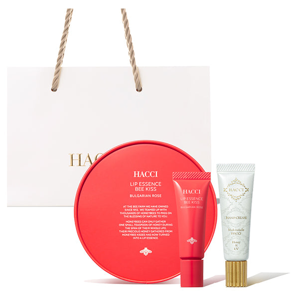 HACCI Moist Lip Rose Set (Honey Sweet & Bouquet Blanc)