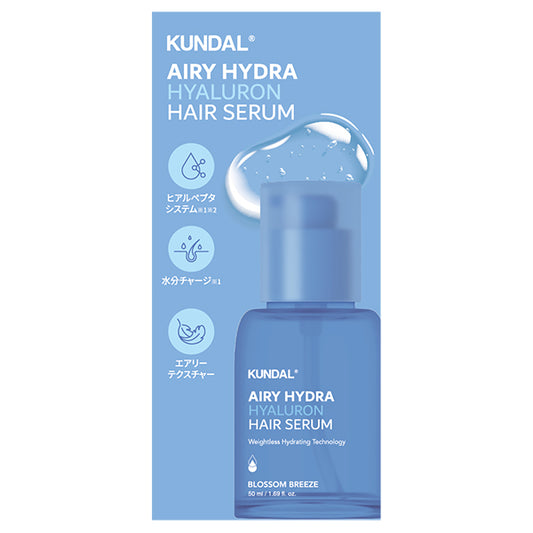 KUNDAL Airy Hydra Hyaluron Hair Serum, 50ml (Blossom Breeze)