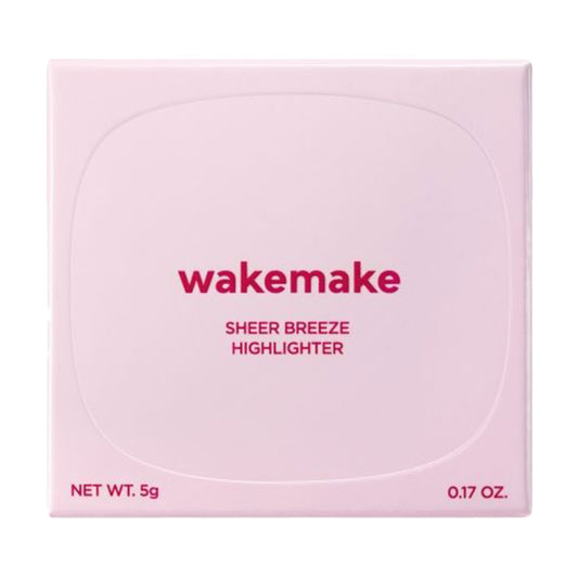 WAKEMAKE Sheer Breeze Highlighter, 02 Pink Shell, 5g