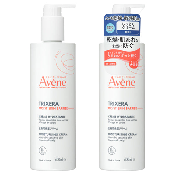 Trixera Moist Skin Barrier Cream, 400ml (Large), Fragrance-Free