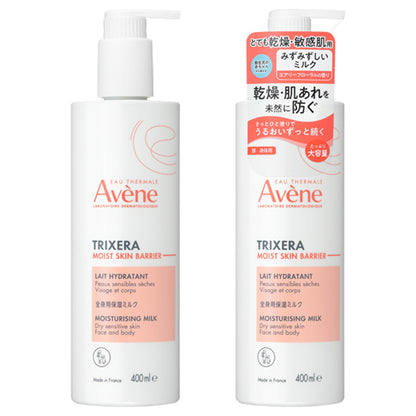 Trixera Moist Skin Barrier Milk, 400ml (Large), Airy Floral Scent